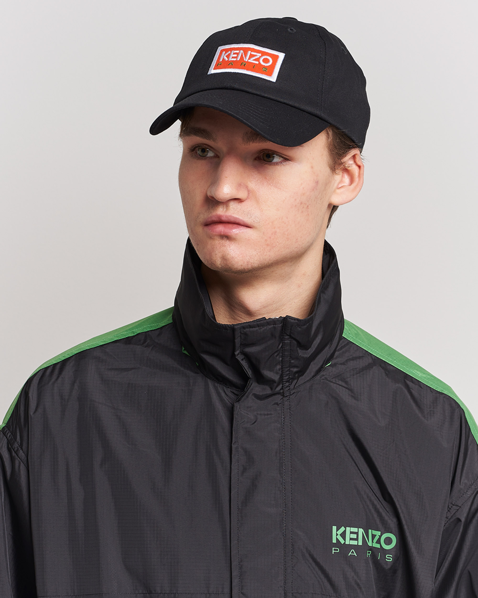 Herren | KENZO Cotton Canvas Cap Black | KENZO | Cotton Canvas Cap Black