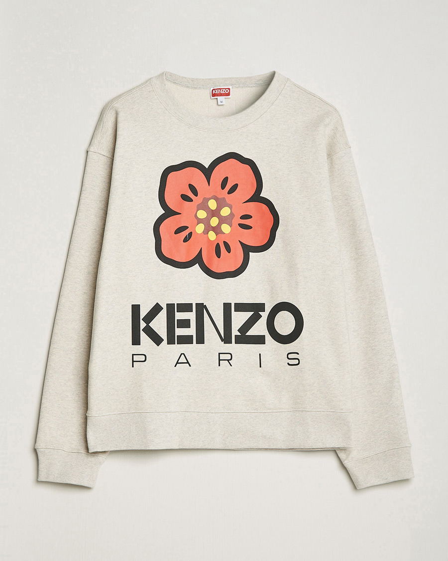 Herren | Pullover | KENZO | Boke Flower Sweatshirt Pale Grey