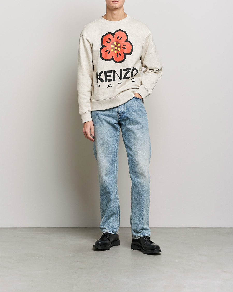 Herren | Pullover | KENZO | Boke Flower Sweatshirt Pale Grey