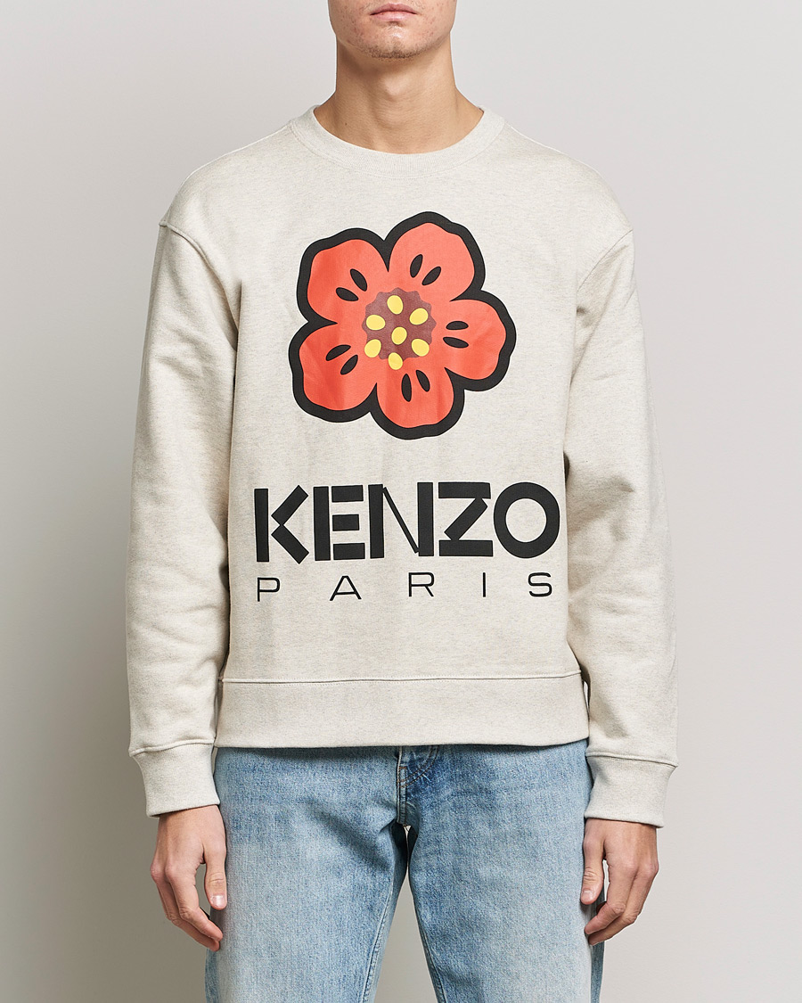 Herren | Pullover | KENZO | Boke Flower Sweatshirt Pale Grey
