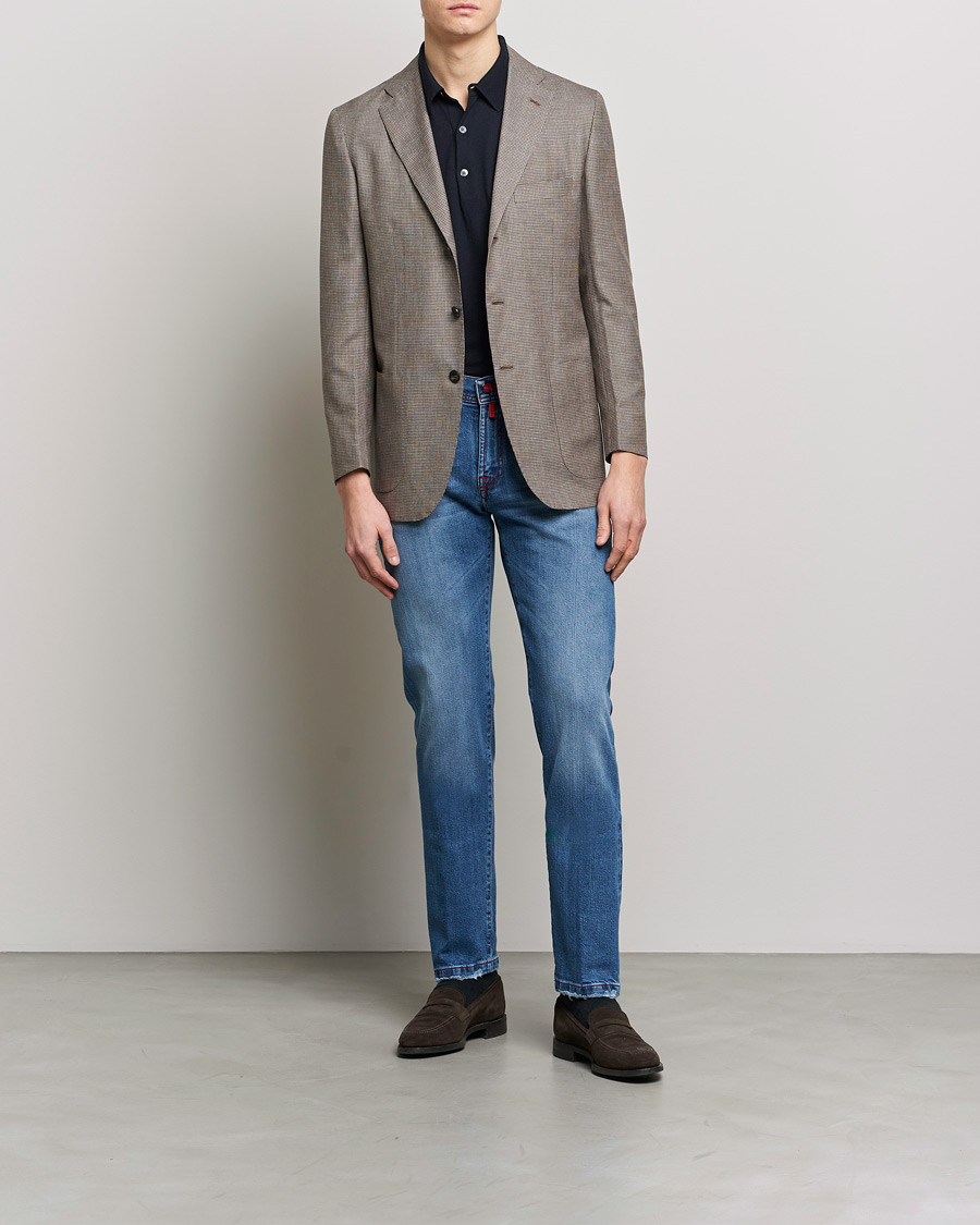 Herren | Jeans | Kiton | Kurabo Denim Jeans Light Indigo