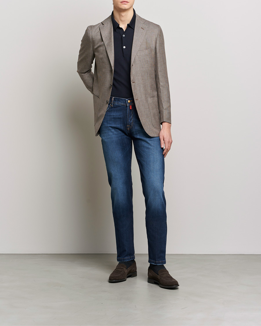 Herren | Jeans | Kiton | Kurabo Denim Jeans Dark Indigo