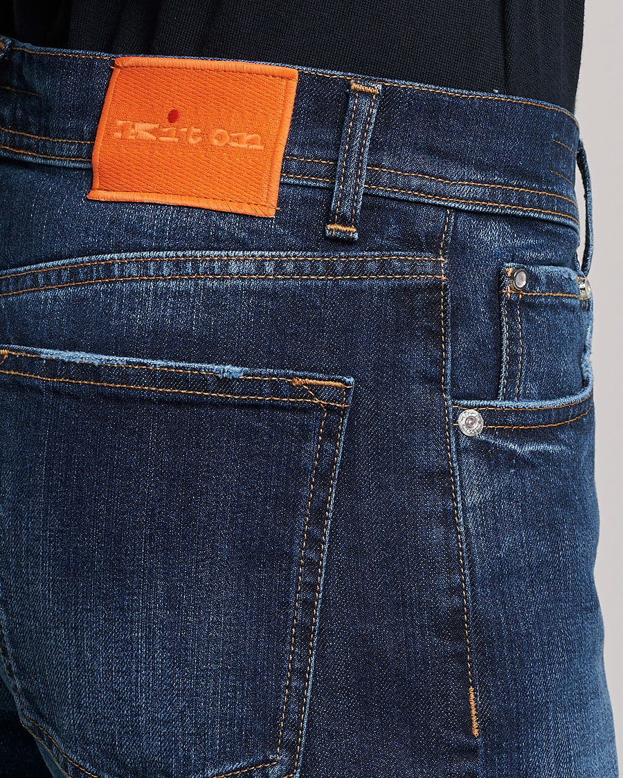 Herren | Jeans | Kiton | Kurabo Denim Jeans Dark Indigo