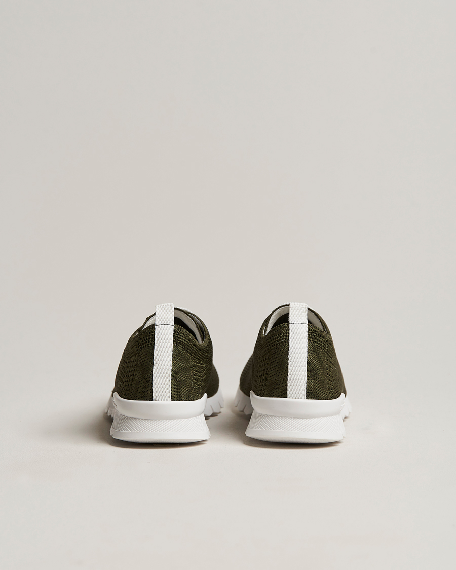 Herren | Kiton Mesh Running Sneakers Dark Olive | Kiton | Mesh Running Sneakers Dark Olive