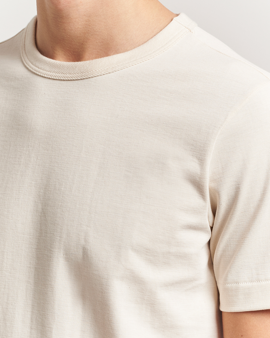 Herren | T-Shirts | Merz b. Schwanen | Relaxed Fit Loopwheeled T-Shirt Nature