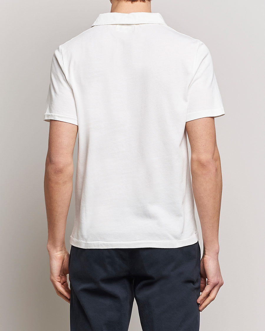 Herren | Poloshirts | Merz b. Schwanen | Organic Cotton Washed Polo White