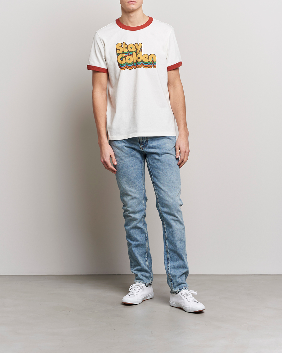 Herren | Jeans | Nudie Jeans | Lean Dean Jeans Cloud Blue