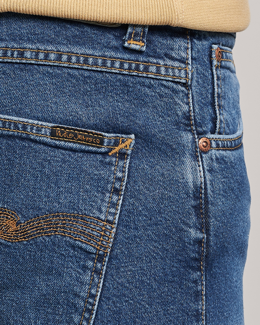 Herren | Jeans | Nudie Jeans | Lean Dean Jeans Blue Mud