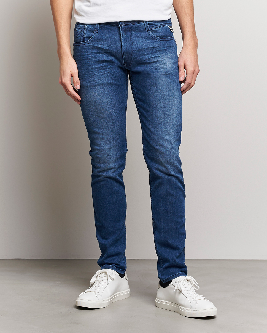 Herren | Jeans | Replay | Anbass Powerstretch Jeans Medium Blue