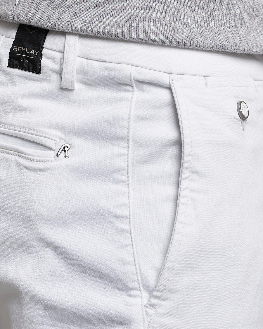 Herren | Hosen | Replay | Benni Hyperflex X-Lite Chinos White