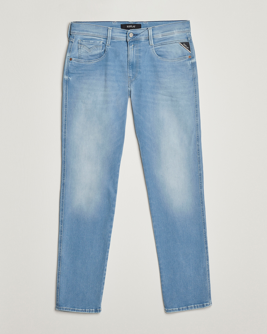 Herren | Jeans | Replay | Anbass Hyperflex Re-Used Jeans Light Blue