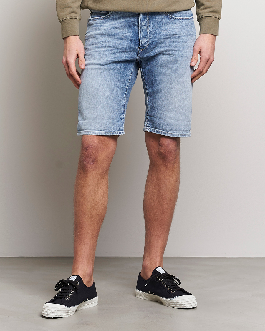 Herren | Shorts | Replay | RBJ901 Super Stretch Bio Denim Shorts Light Blue