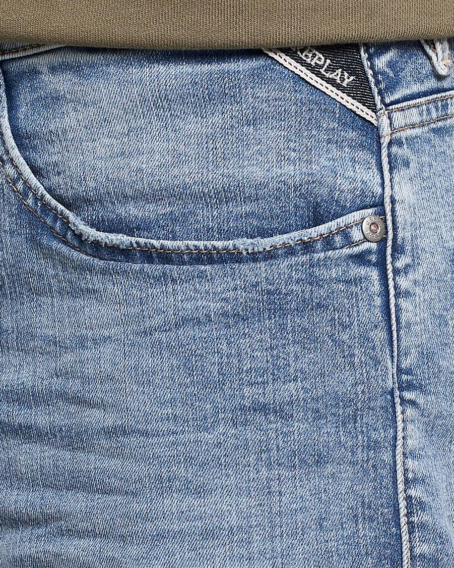 Herren | Shorts | Replay | RBJ901 Super Stretch Bio Denim Shorts Light Blue