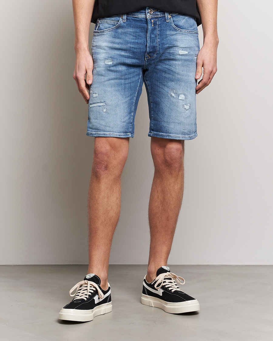 Herren | Shorts | Replay | RBJ901 Stretch 5 Year Wash Denim Shorts Medium Blue