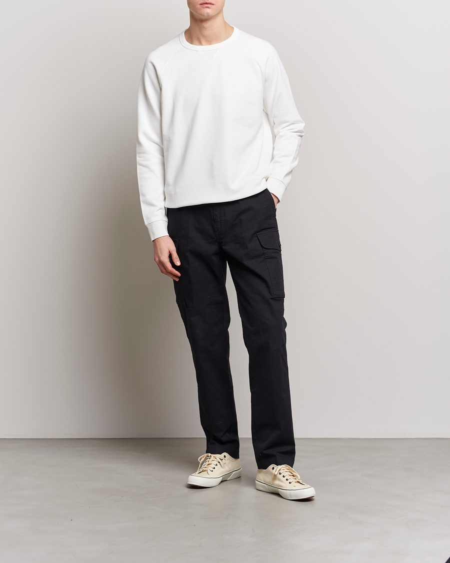 Herren | Pullover | Replay | Sartoriale Jersey Crew Neck Sweatshirt Chalk White