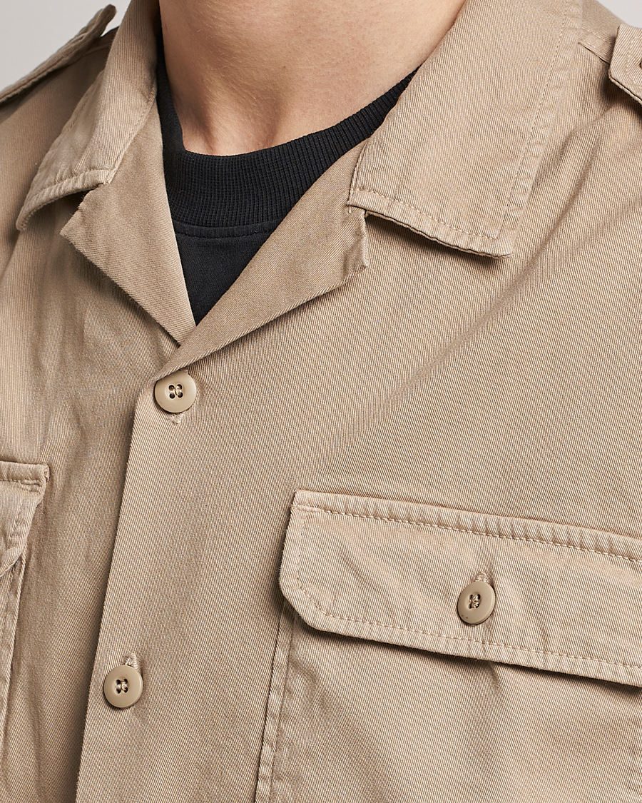 Herren | Hemden | Replay | Sartoriale Safari Overshirt Sand