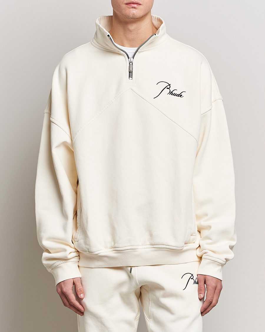 Herren | Pullover | Rhude | Quarter Zip Off White