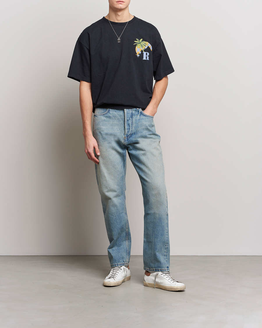 Herren | T-Shirts | Rhude | Moonlight Tropics T-Shirt Black