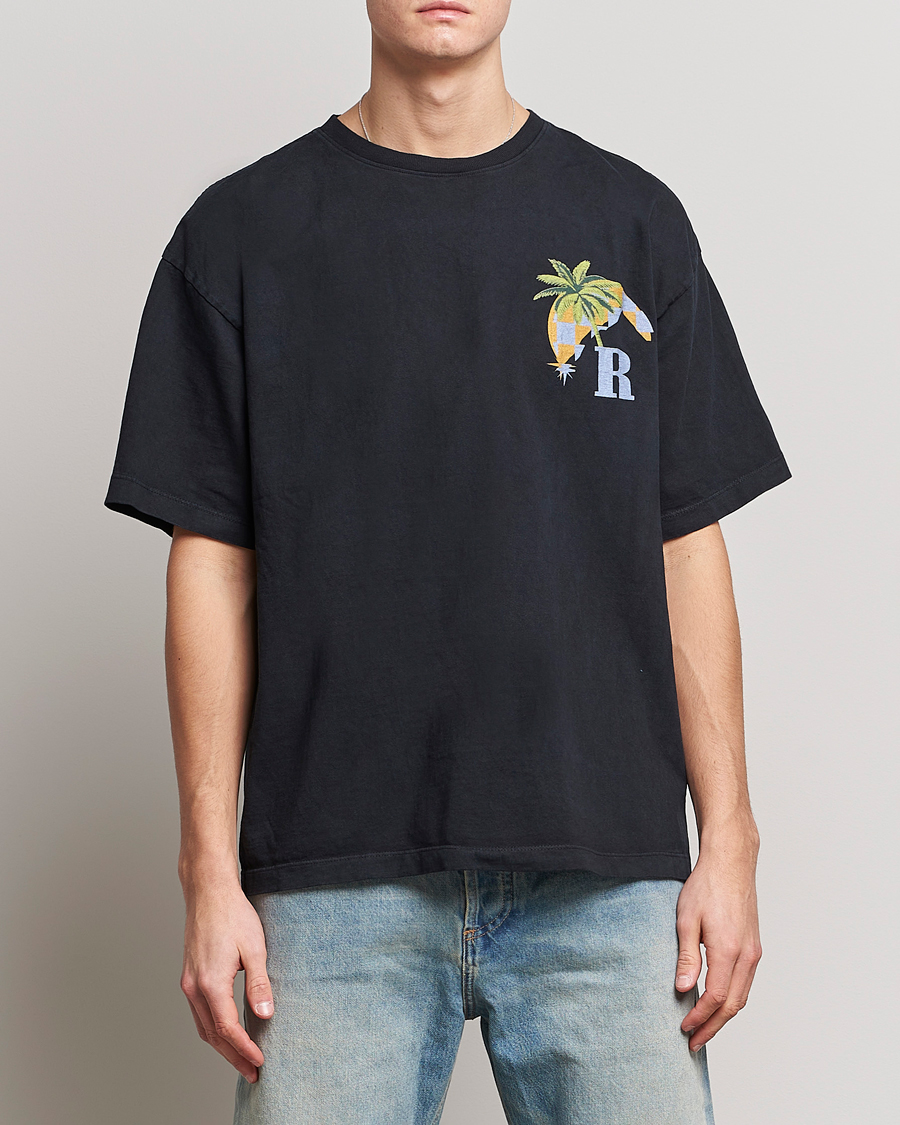 Herren | T-Shirts | Rhude | Moonlight Tropics T-Shirt Black