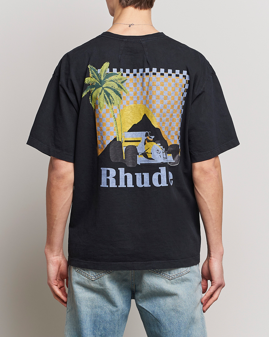 Herren | T-Shirts | Rhude | Moonlight Tropics T-Shirt Black