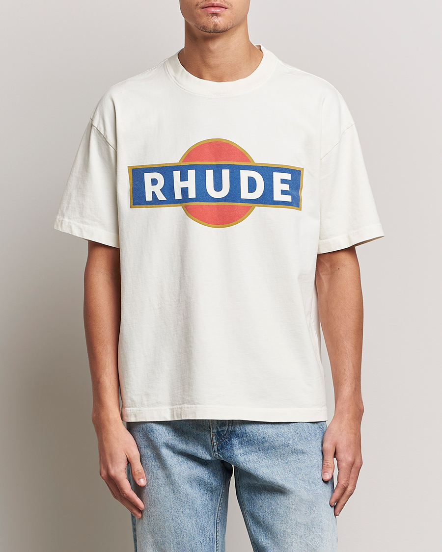 Herren | T-Shirts | Rhude | Vintage Racer T-Shirt White