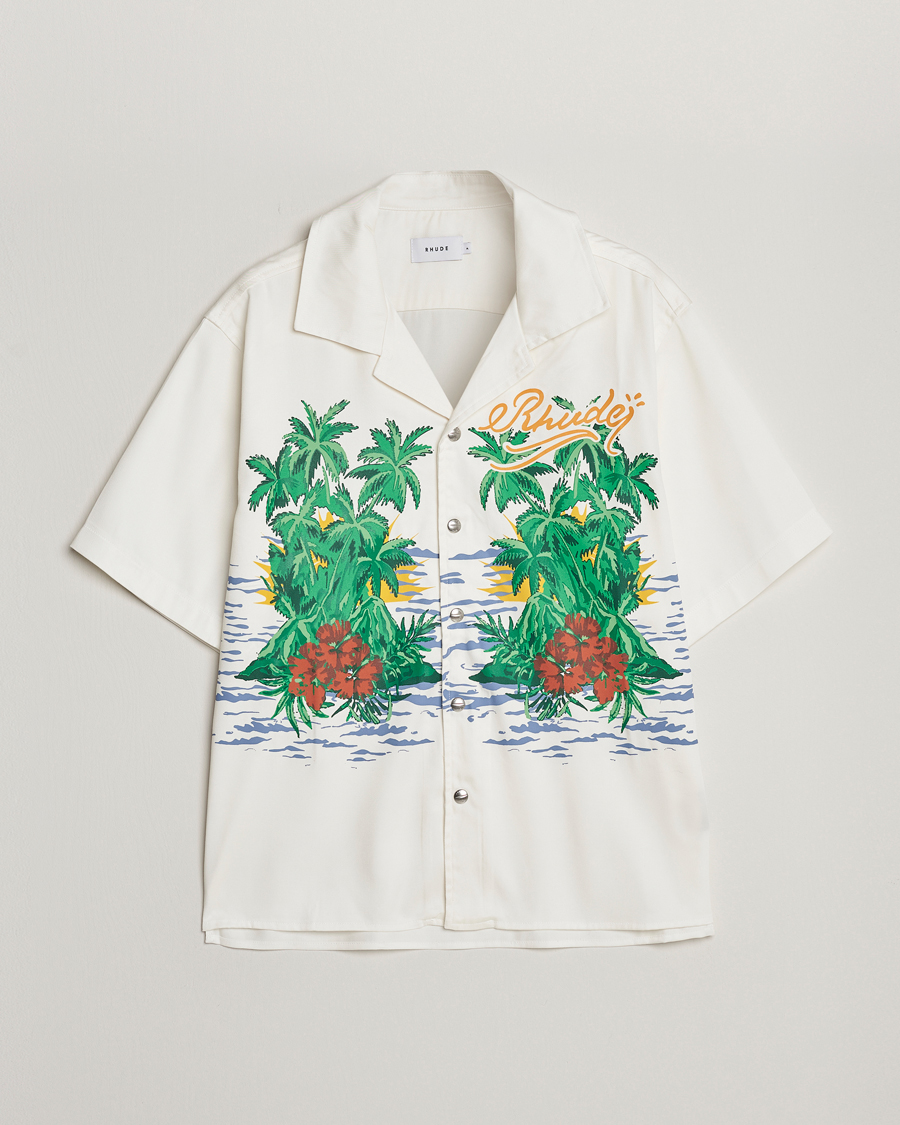 Herren | Hemden | Rhude | Palmas Snap Shirt Off White