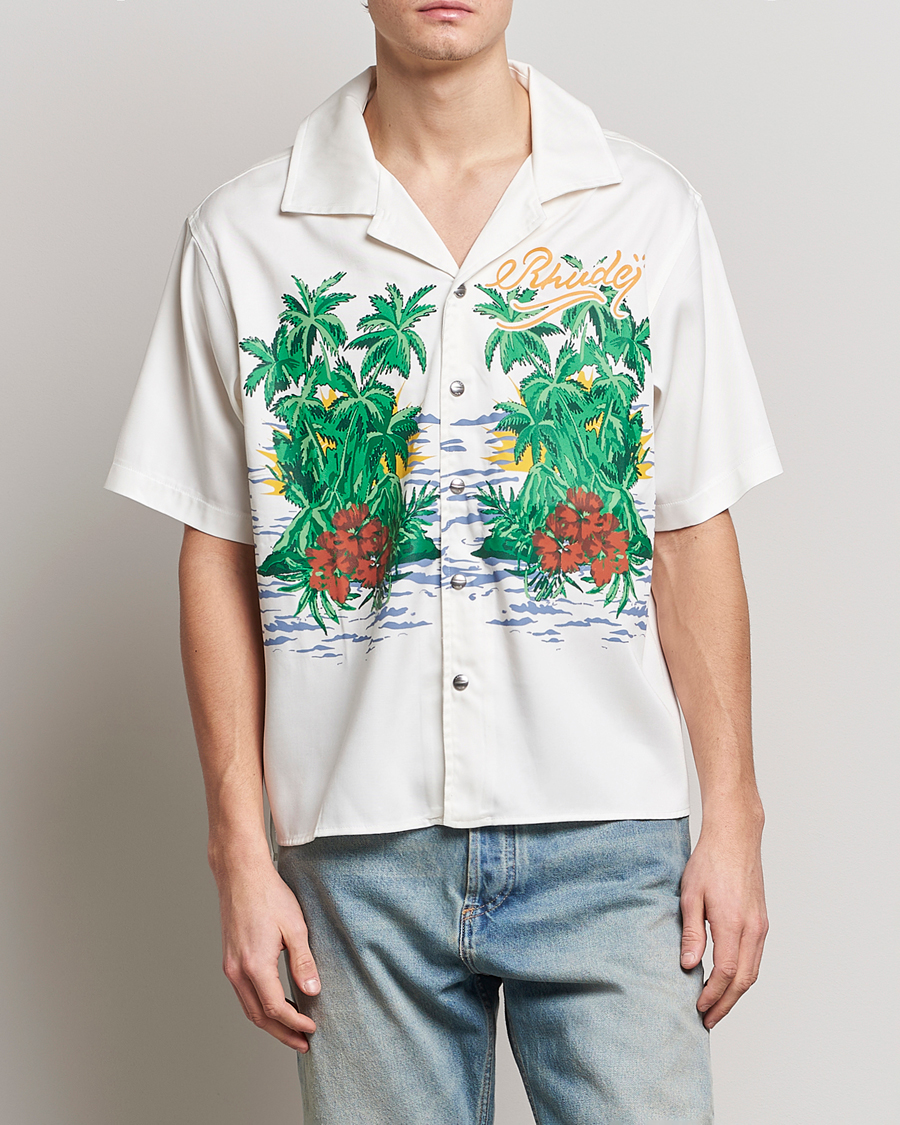 Herren | Hemden | Rhude | Palmas Snap Shirt Off White