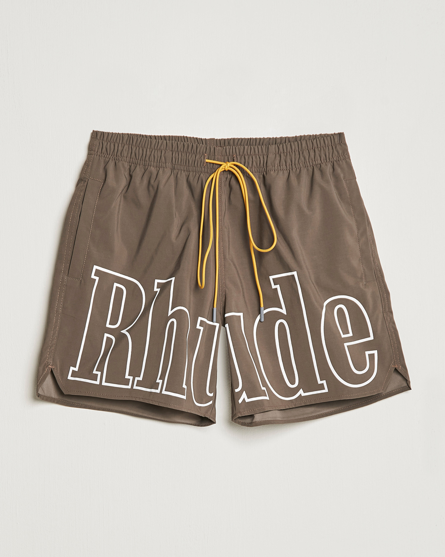 Herren | Badehosen | Rhude | Swim Trunks Dark Grey