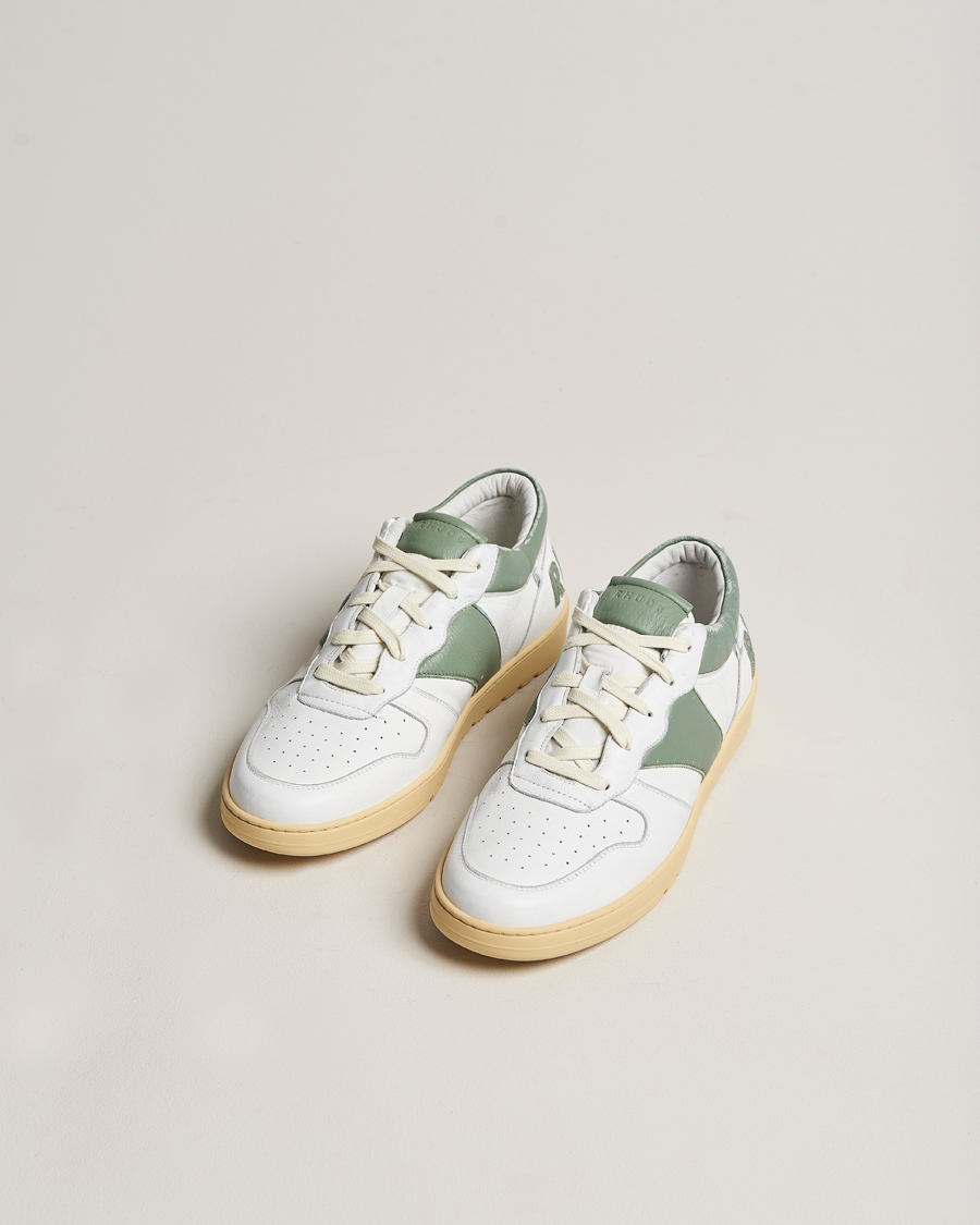 Herren | Rhude Rhecess Sneakers White/Sage | Rhude | Rhecess Sneakers White/Sage