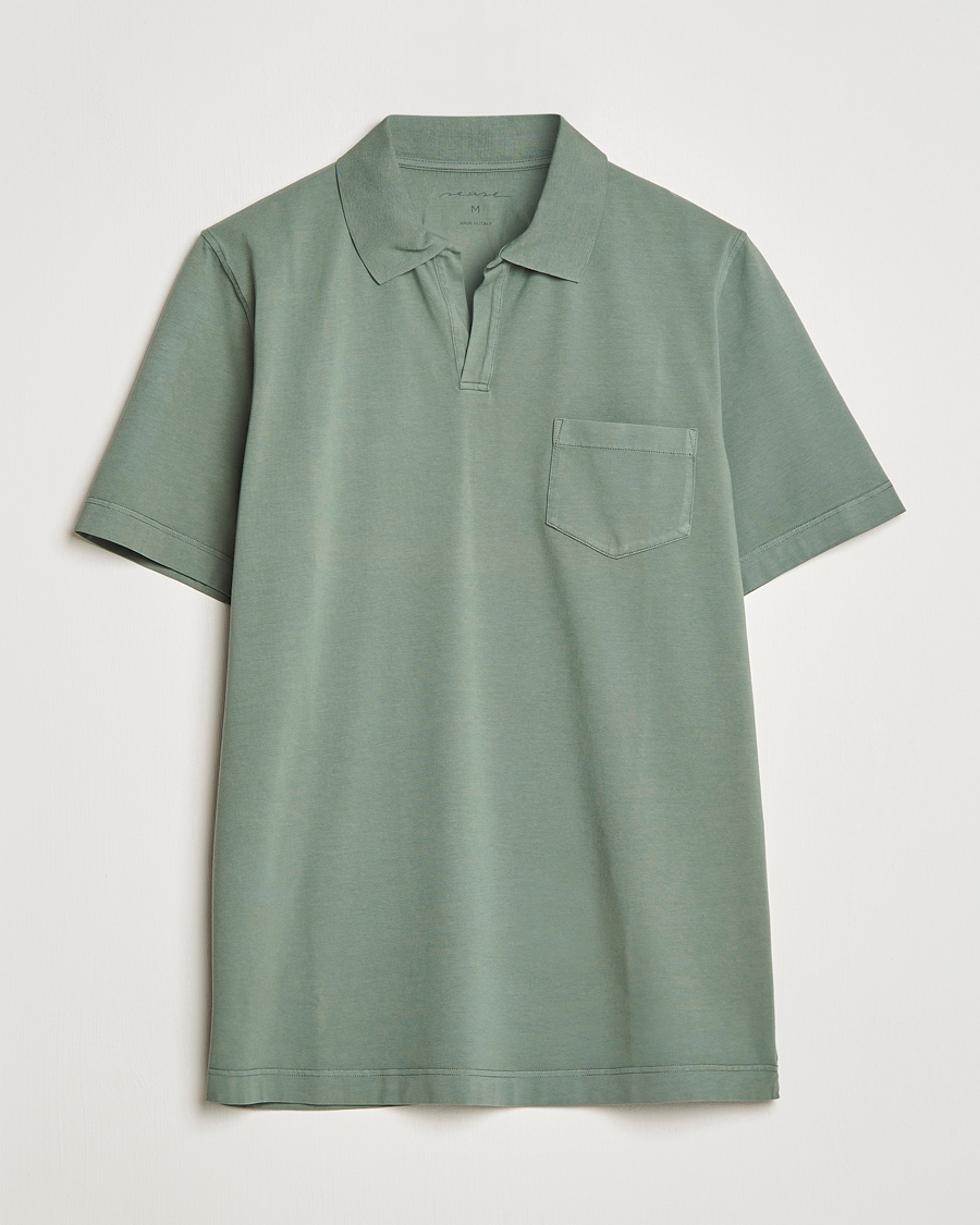 Herren | Poloshirts | SEASE | Short Sleeve Jersey Polo Sage 
