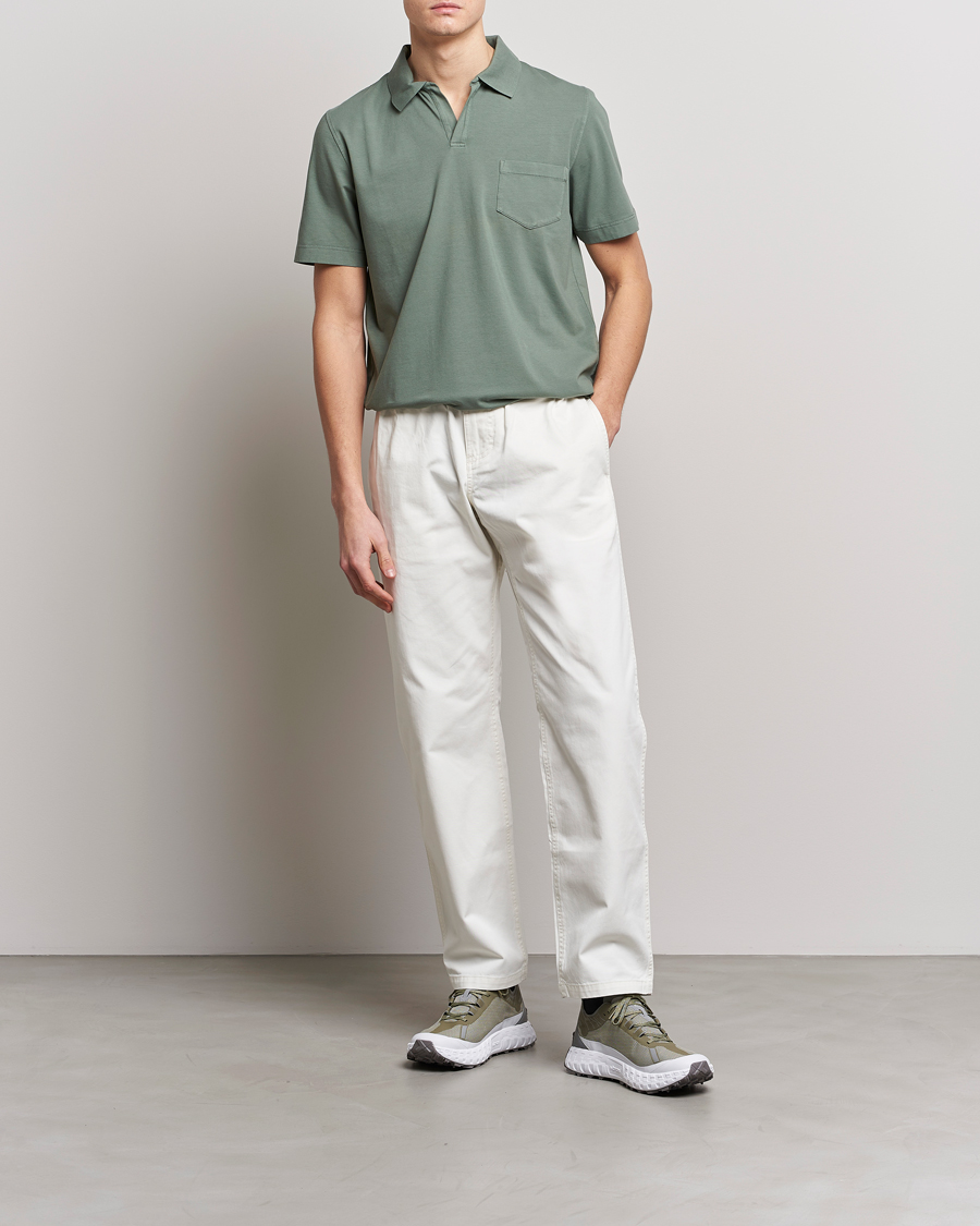 Herren | Poloshirts | SEASE | Short Sleeve Jersey Polo Sage 
