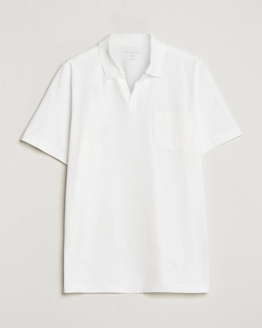 Herren | Poloshirts | SEASE | Short Sleeve Jersey Polo White