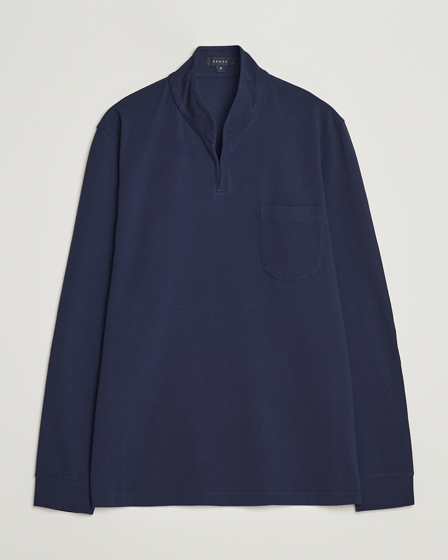 Herren | Pullover | SEASE | Elen Piquet Polo Navy