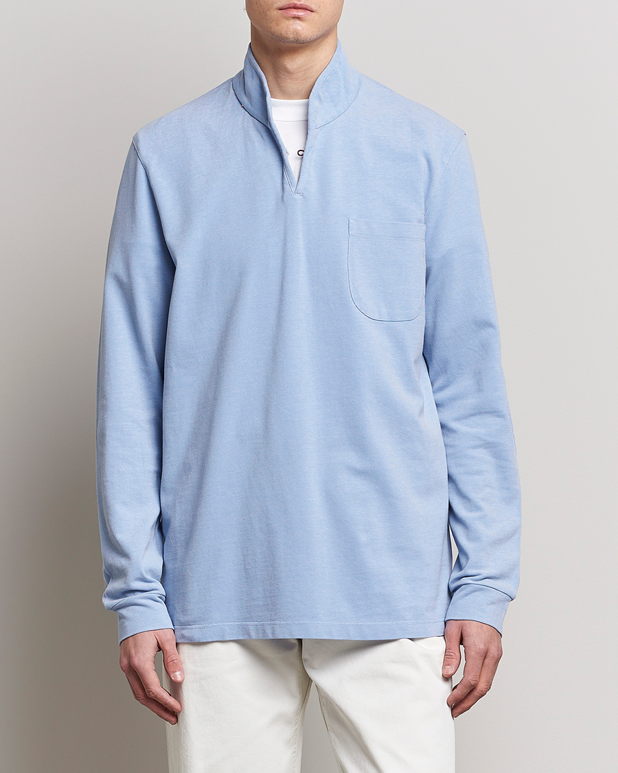 Herren | Pullover | SEASE | Elen Piquet Polo Light Blue