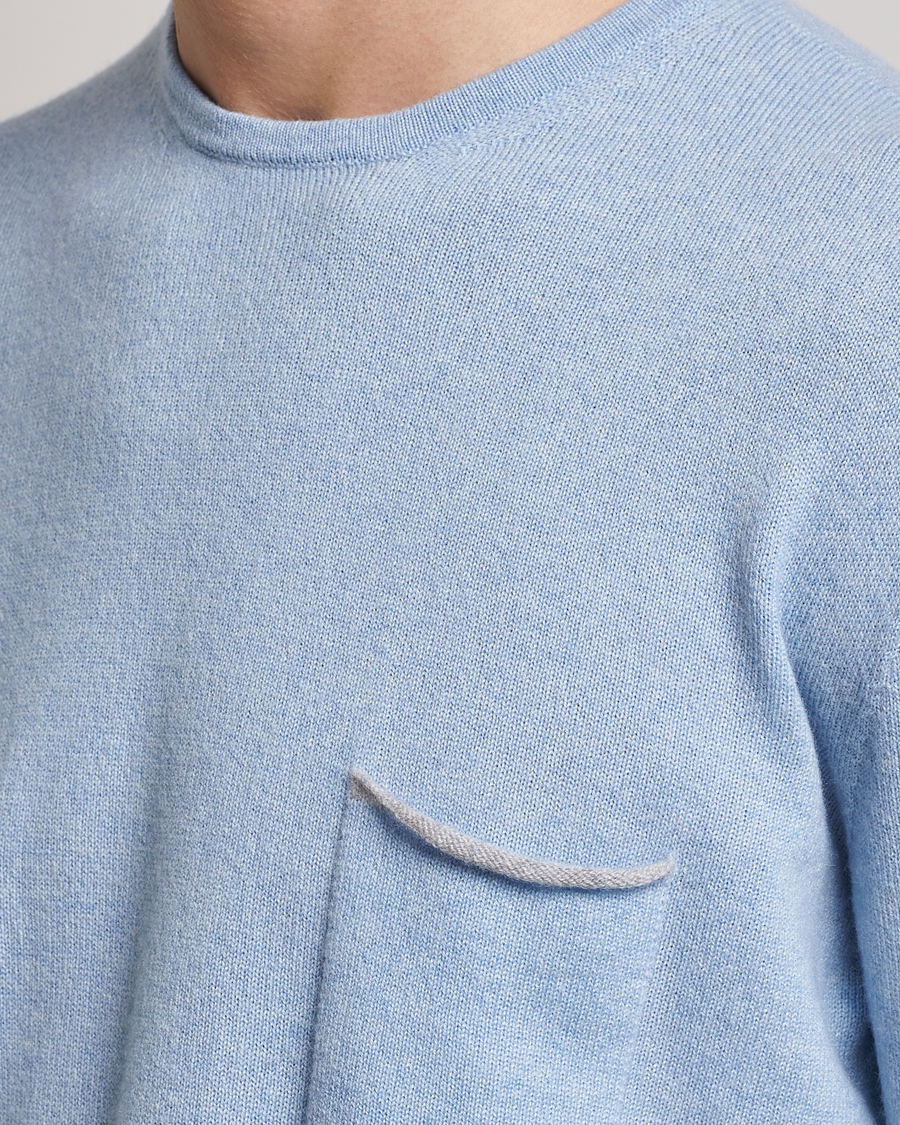 Herren | Pullover | SEASE | Shore 2.0 Cashmere Pullover Sky Blue