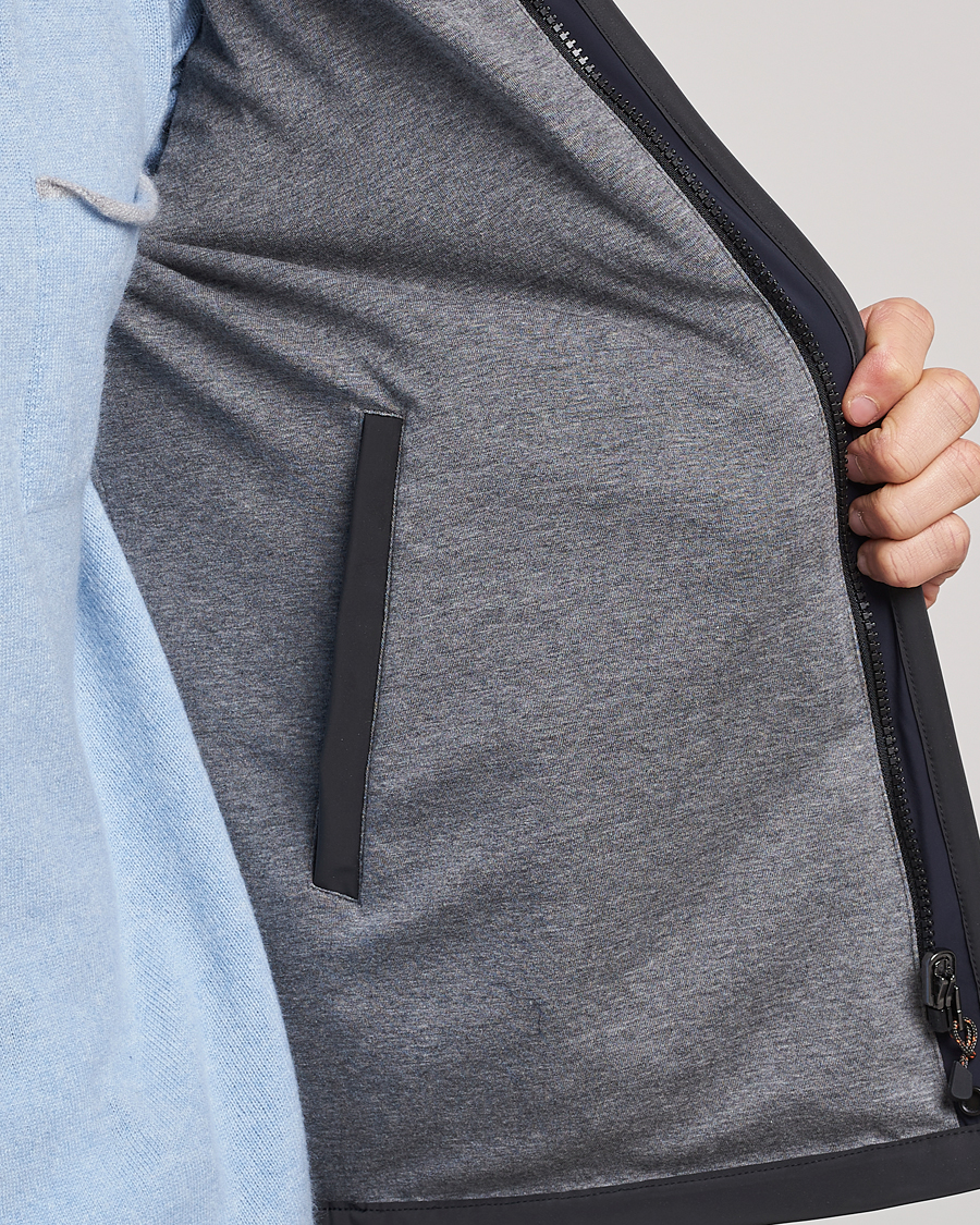 Herren | Jacken | SEASE | Reversible Stretch Nylon Jacket Navy