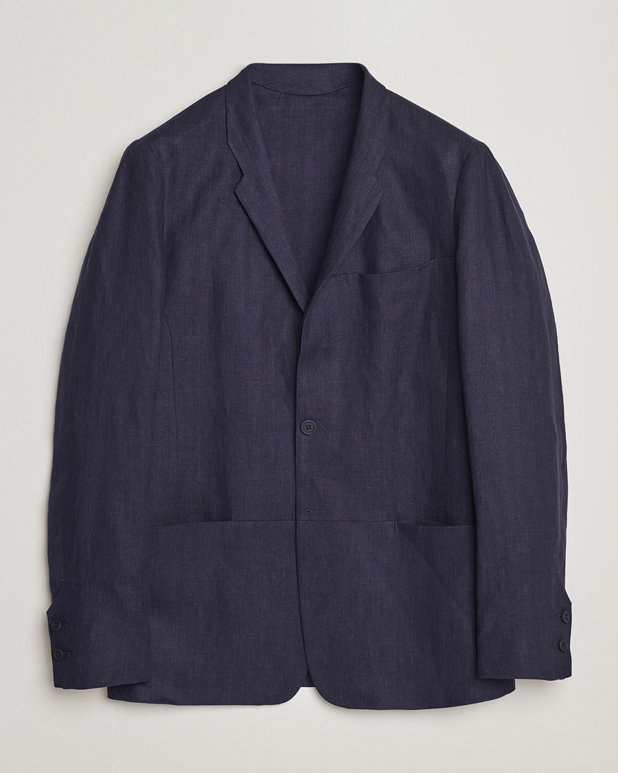 Herren | Sakkos | SEASE | Elen Linen Blazer Navy