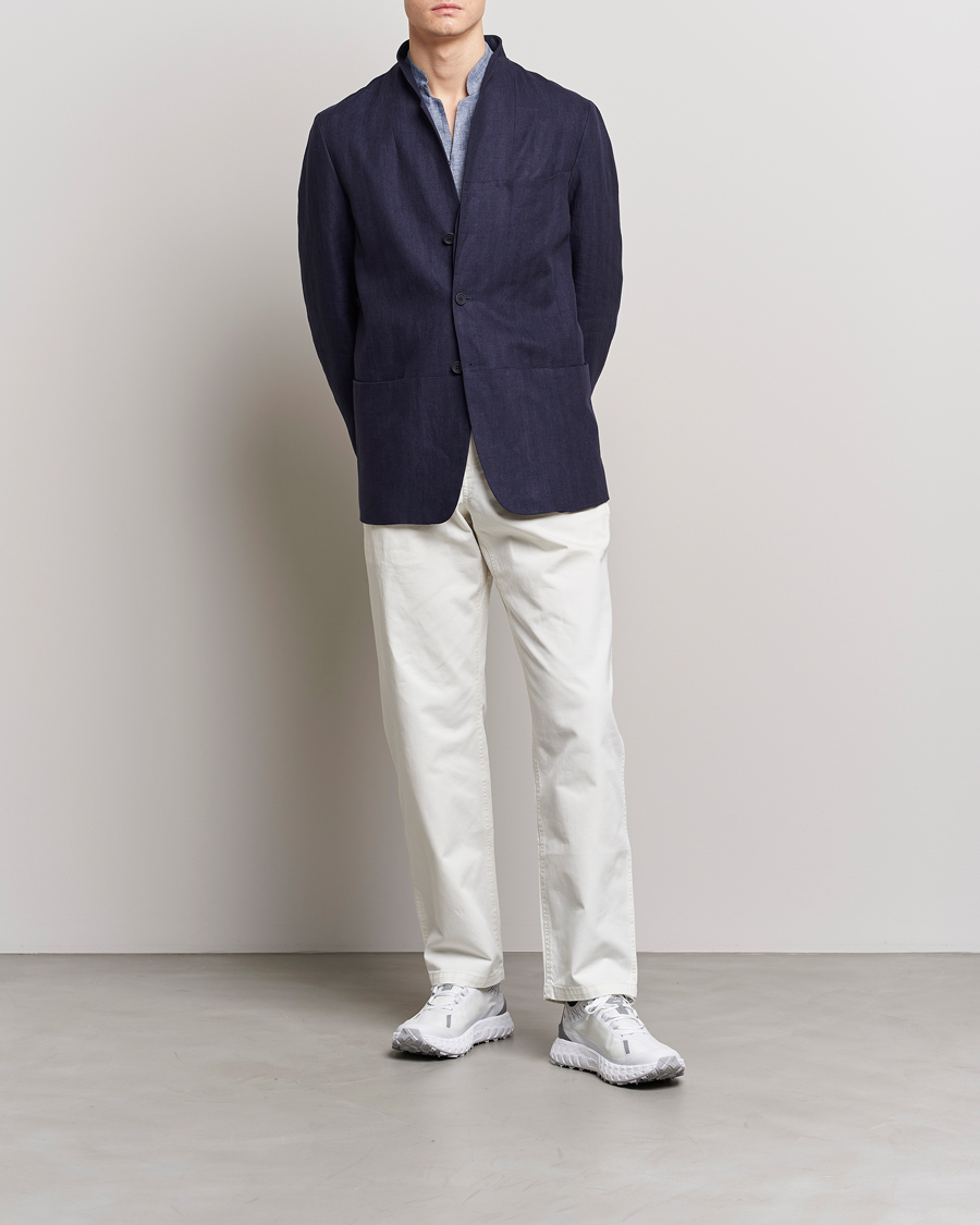 Herren | Sakkos | SEASE | Elen Linen Blazer Navy