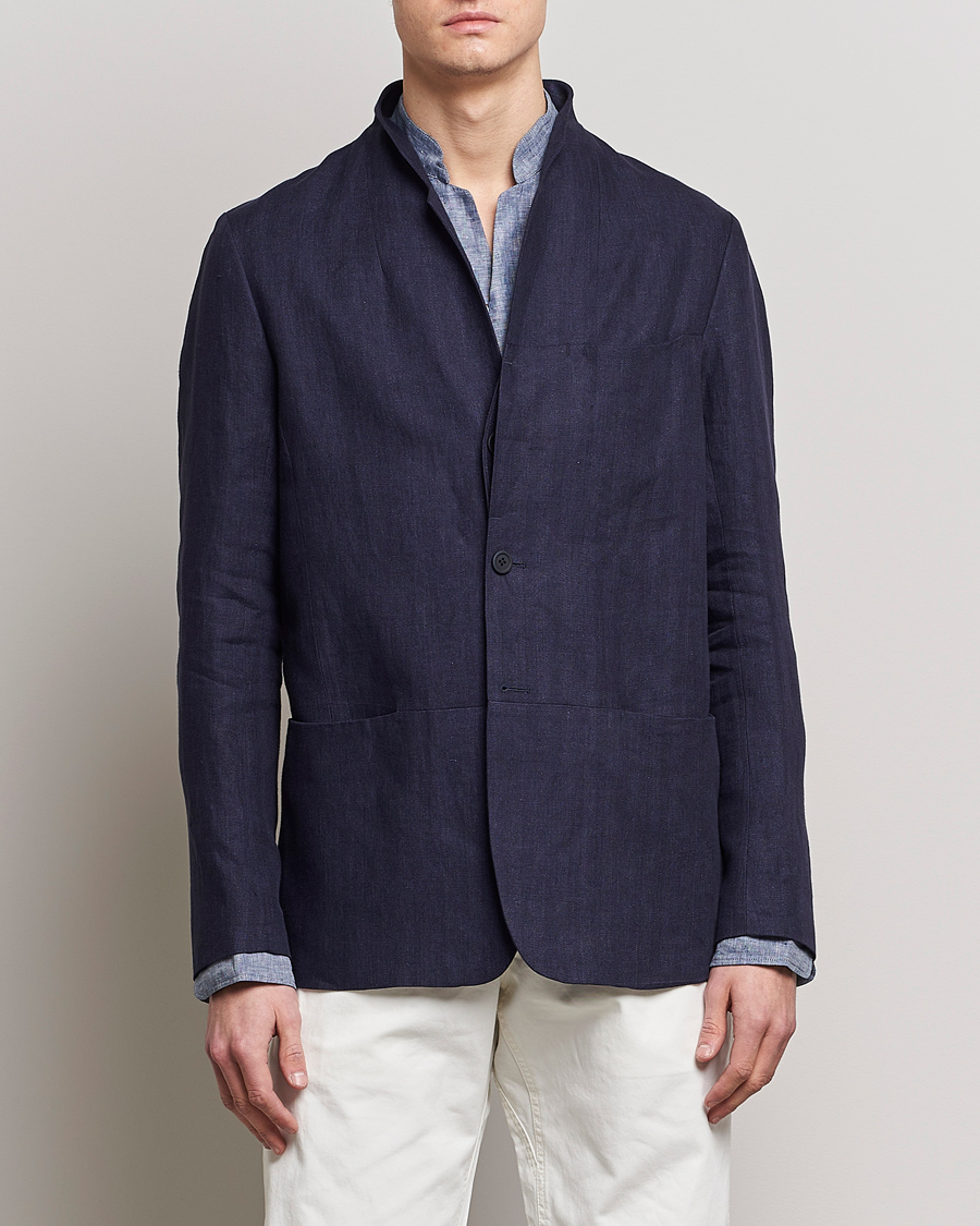 Herren | Sakkos | SEASE | Elen Linen Blazer Navy