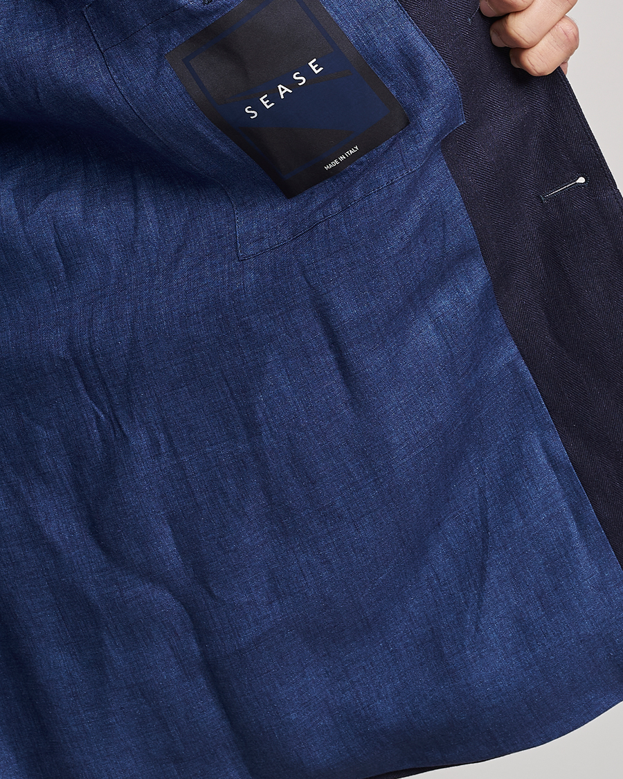 Herren | Sakkos | SEASE | Elen Linen Blazer Navy