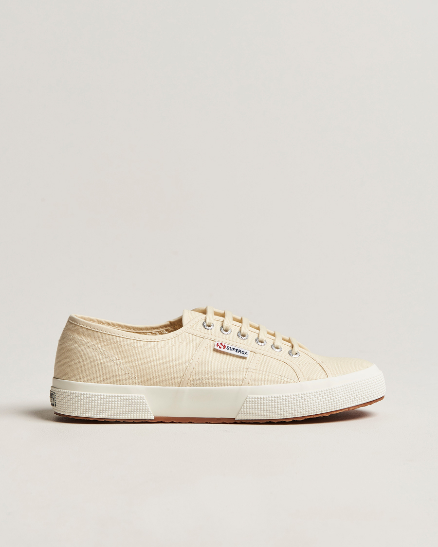 Herren | Superga Canvas Sneaker Beige Eggshell | Superga | Canvas Sneaker Beige Eggshell