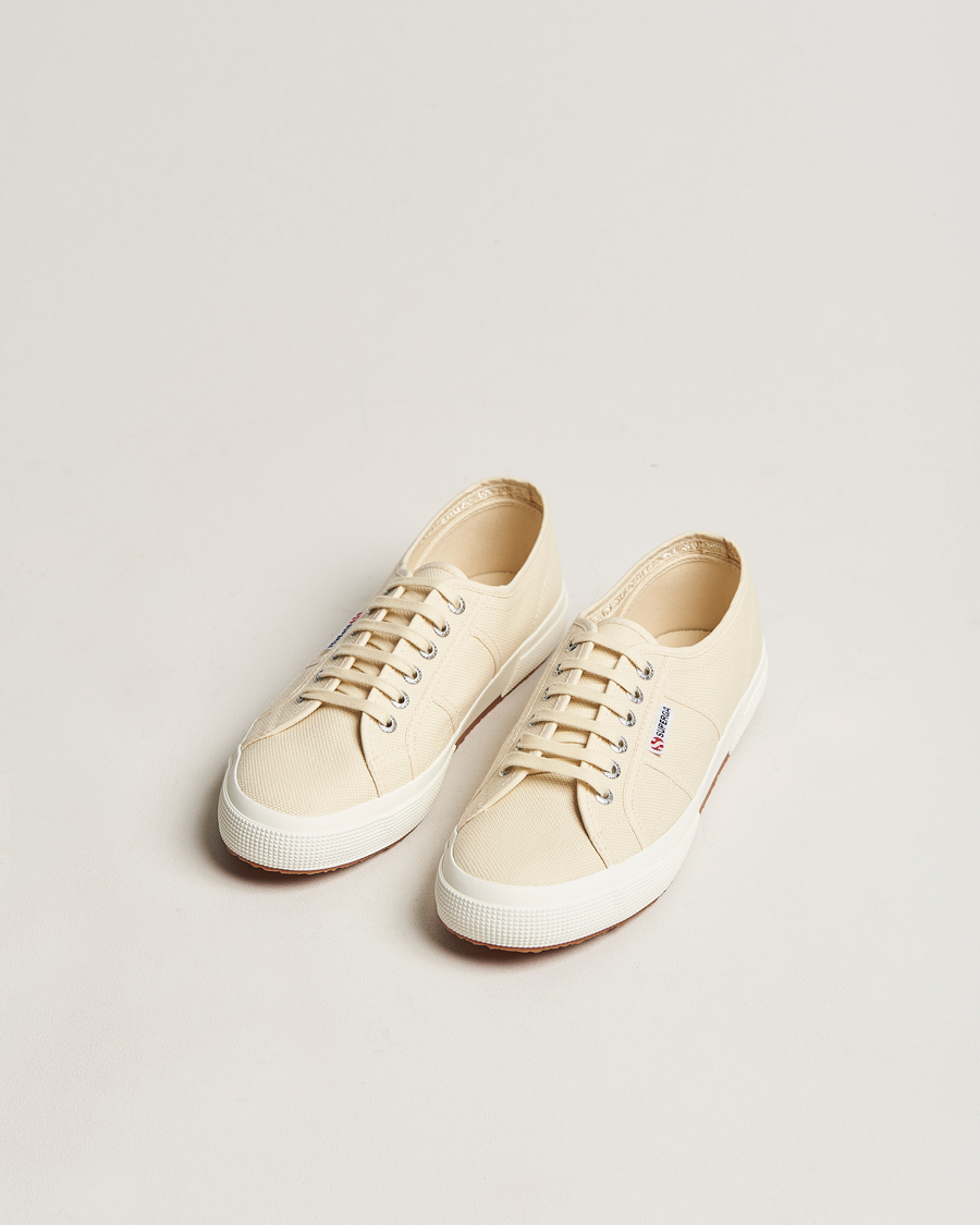Herren | Superga Canvas Sneaker Beige Eggshell | Superga | Canvas Sneaker Beige Eggshell