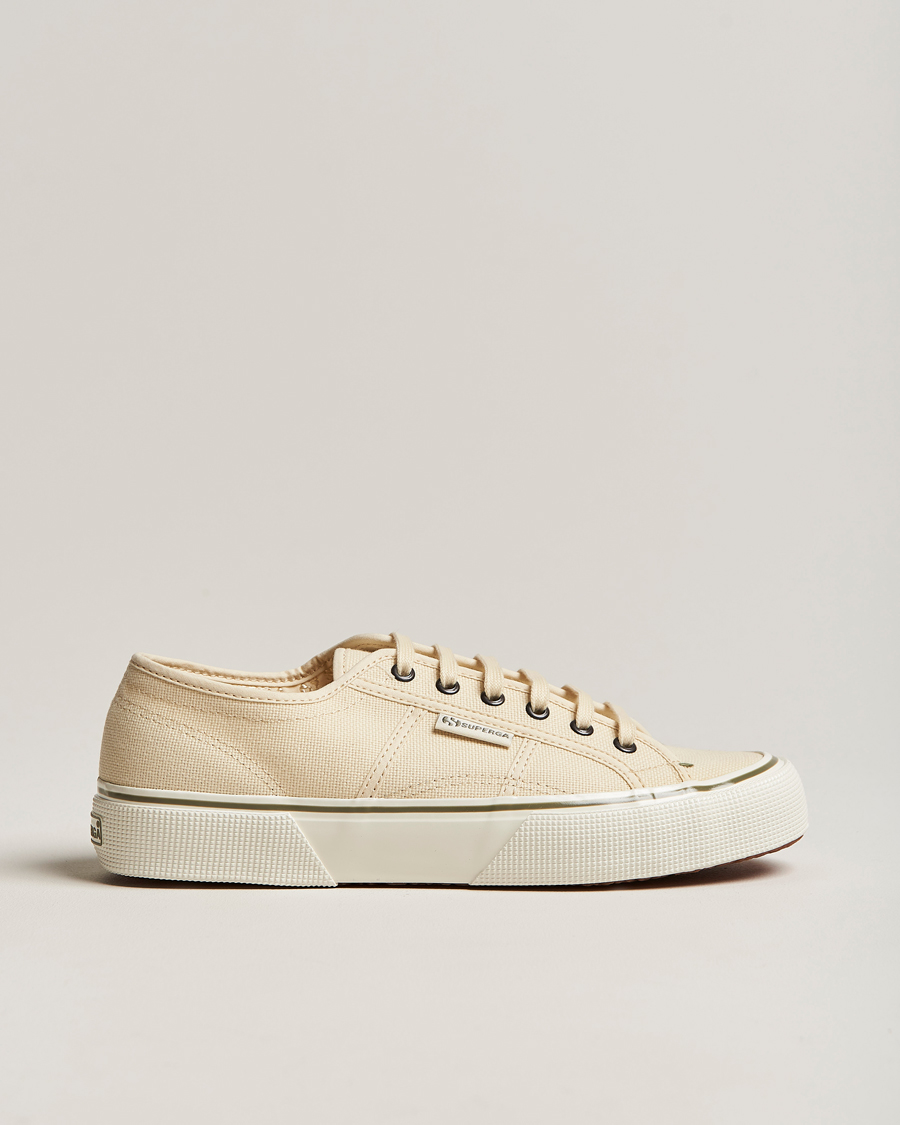 Herren | Superga 2490 Bold Canvas Snearkers Beige Eggshell | Superga | 2490 Bold Canvas Snearkers Beige Eggshell