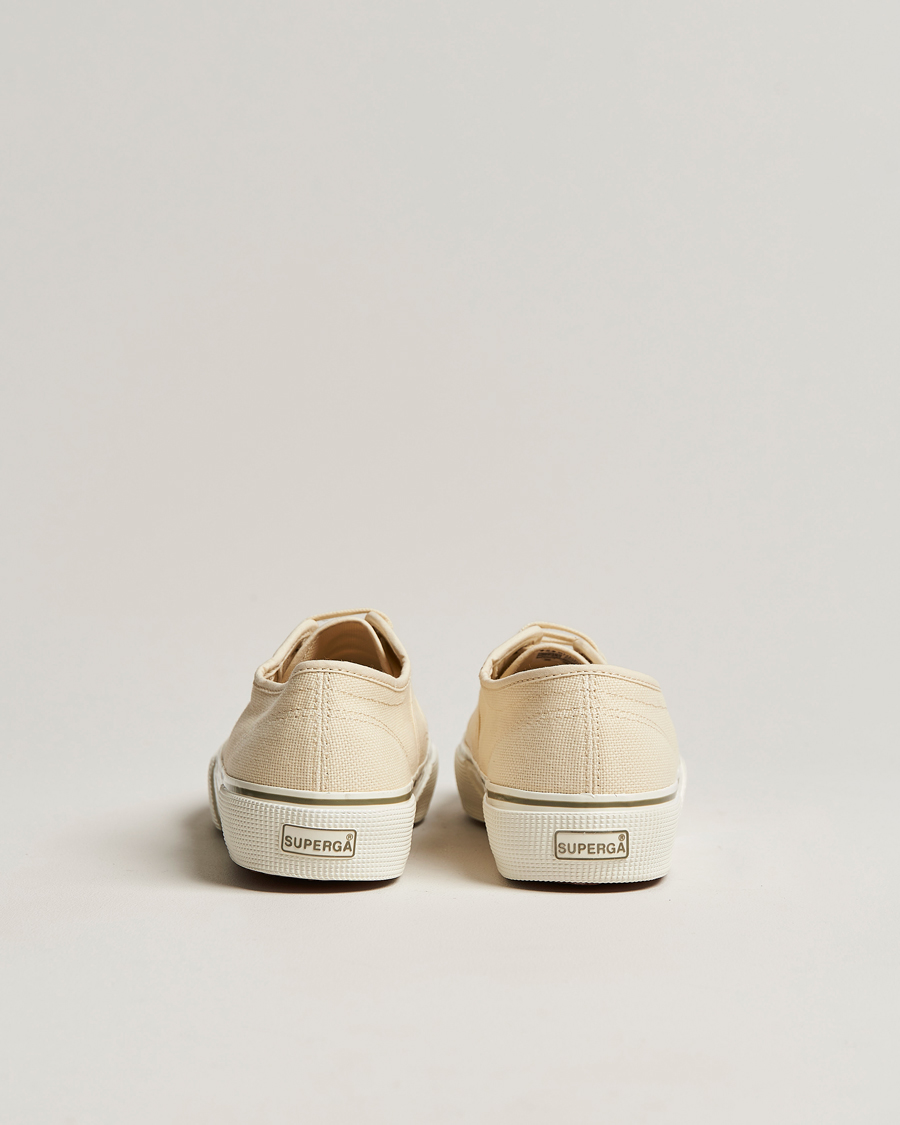 Herren | Superga 2490 Bold Canvas Snearkers Beige Eggshell | Superga | 2490 Bold Canvas Snearkers Beige Eggshell