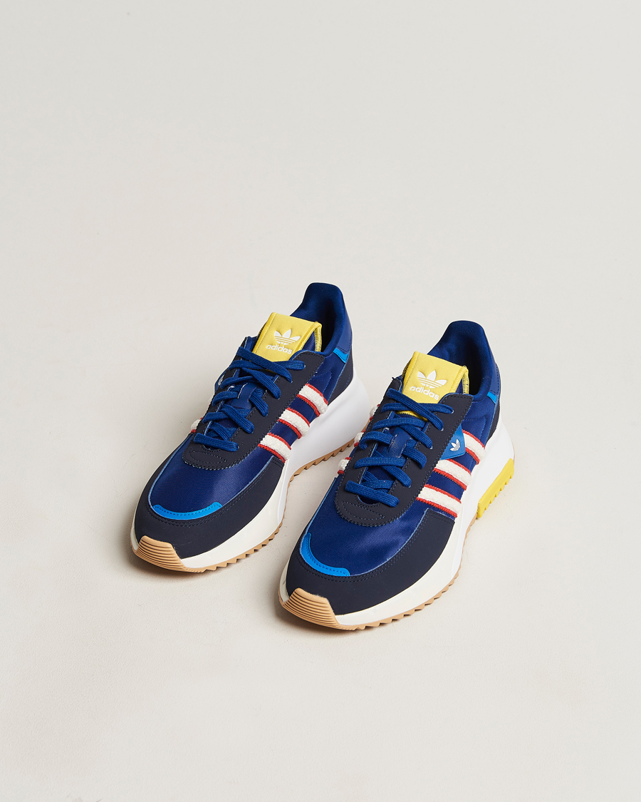 Herren | adidas Originals Retropy F2 Sneaker Blu/White | adidas Originals | Retropy F2 Sneaker Blu/White
