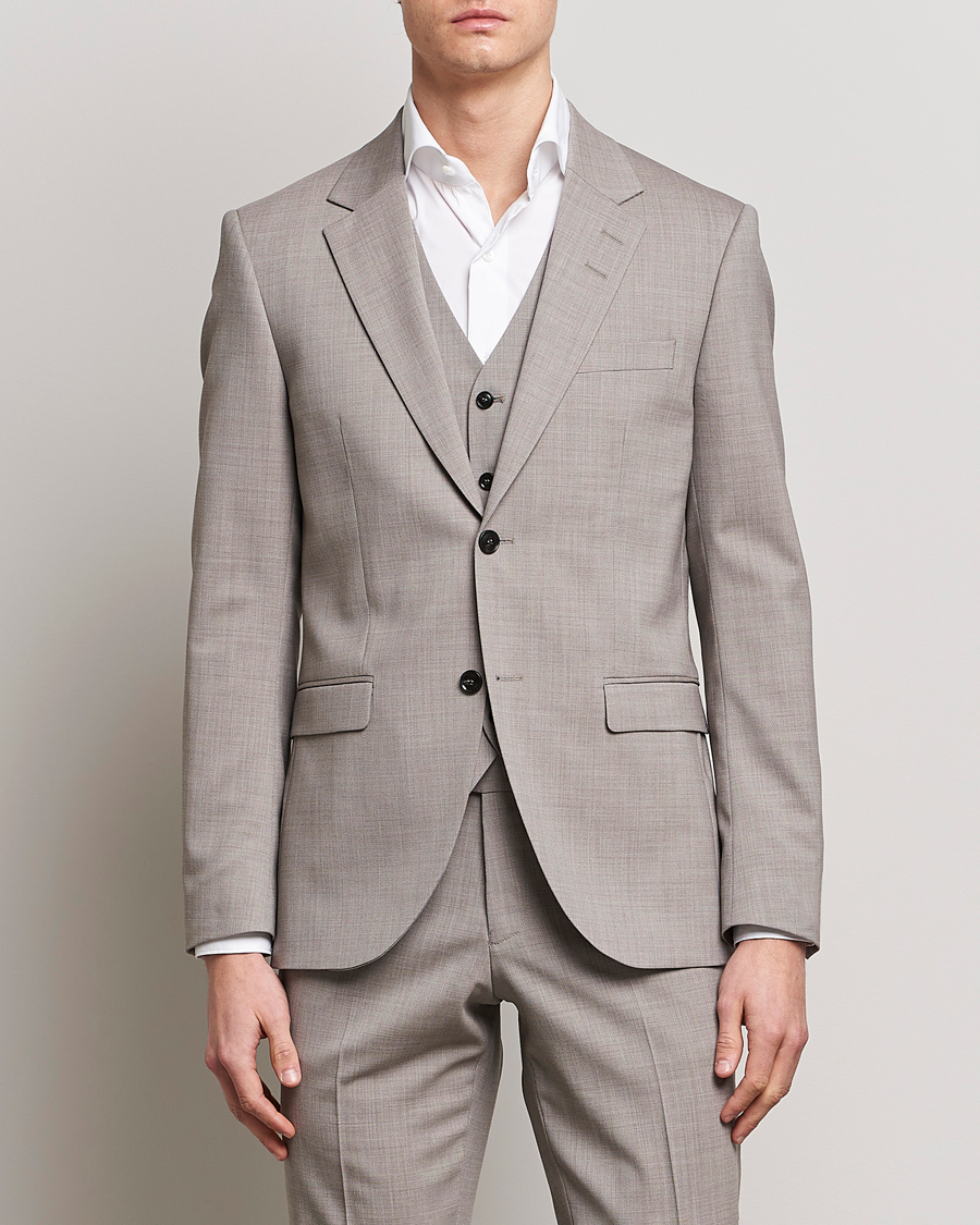 Herren | Sakkos | Tiger of Sweden | Jamonte Wool Blazer Irish Cream