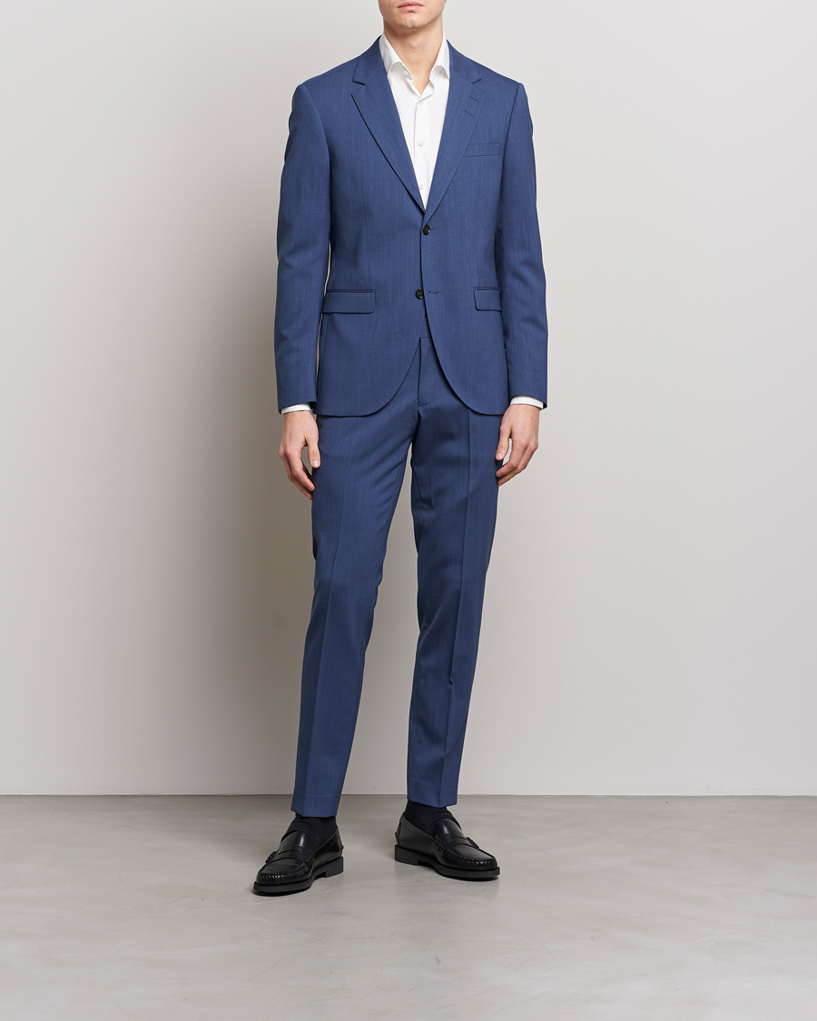 Herren | Hosen | Tiger of Sweden | Tordon Wool Trousers Garage Blue