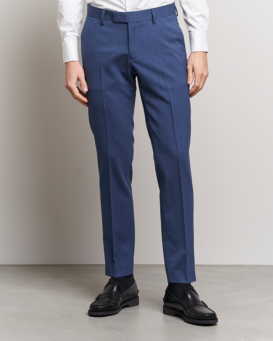 Herren | Hosen | Tiger of Sweden | Tordon Wool Trousers Garage Blue