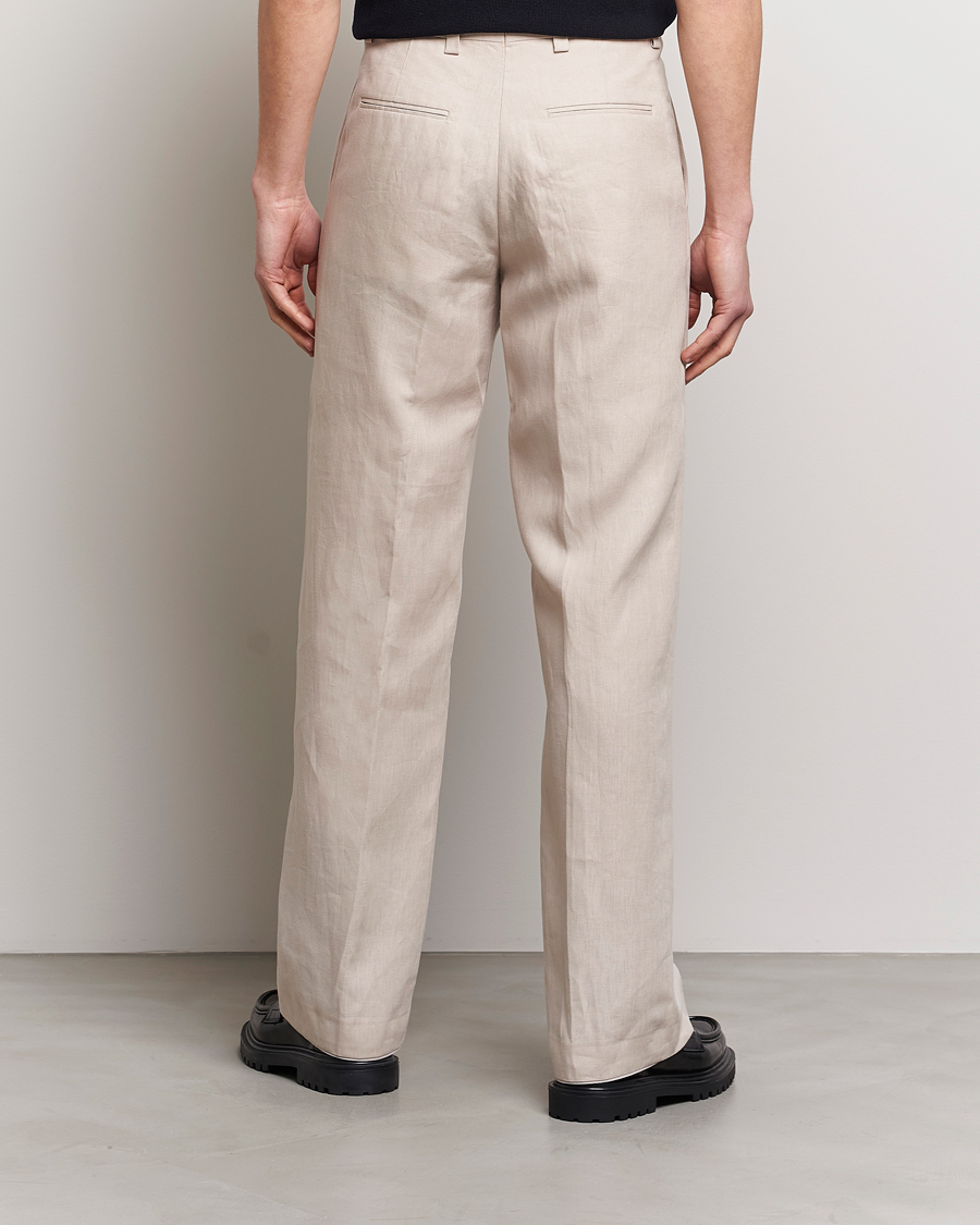 Herren | Hosen | Tiger of Sweden | Tayson Linen Trousers Cream Sand