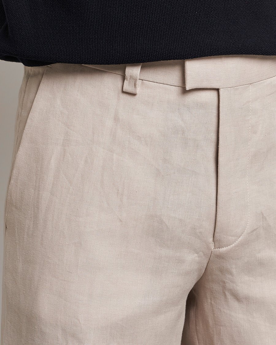 Herren | Hosen | Tiger of Sweden | Tayson Linen Trousers Cream Sand